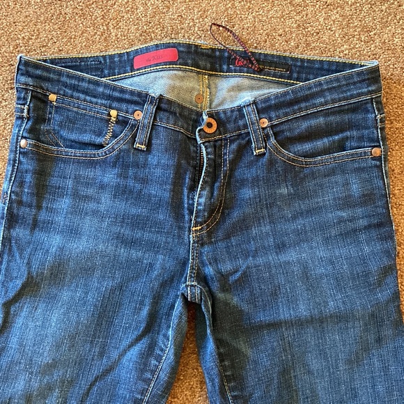 Blue Strait-leg Classic Jeans by AG - Picture 3 of 9